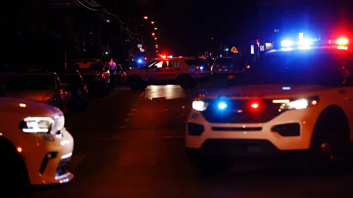 Philadelphia police investigate along 56th Street after multiple people were shot in Southwest Philadelphia,