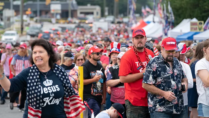 The massive showing at Trump's South Carolina rally