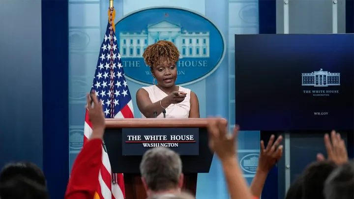 White House Press Secretary Karine Jean-Pierre