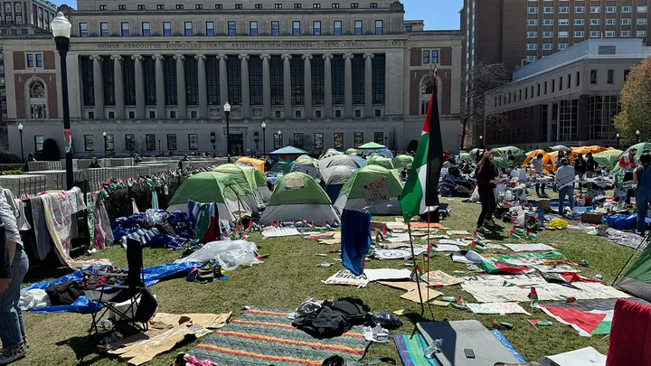 Democrats, Republicans condemn anti-Israel protests at Columbia University as an attack on democracy