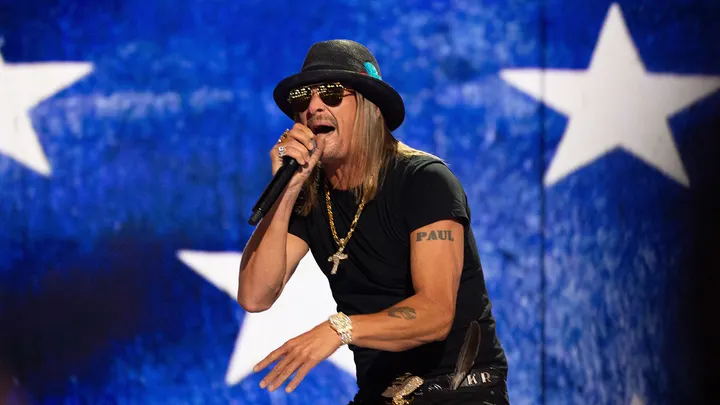 As rocker Kid Rock steps into politics, he rallies Trump supporters at the RNC