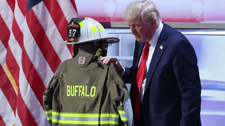 Trump Honors Fallen Firefighter Corey Comperatore at GOP Convention